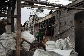 Consequences of August 9 Russian missile attack on Kostiantynivka supermarket