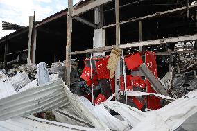 Consequences of August 9 Russian missile attack on Kostiantynivka supermarket