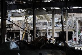 Consequences of August 9 Russian missile attack on Kostiantynivka supermarket