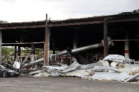 Consequences of August 9 Russian missile attack on Kostiantynivka supermarket