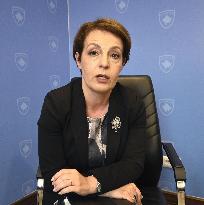 Kosovo's foreign minister Donika Gervalla-Schwarz