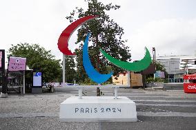 Visit of the Arena Paris Sud ahead of the Paralympic Games - Paris