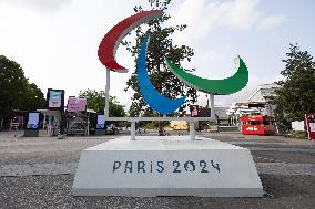 Visit of the Arena Paris Sud ahead of the Paralympic Games - Paris