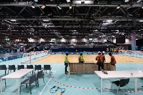 Visit of the Arena Paris Sud ahead of the Paralympic Games - Paris