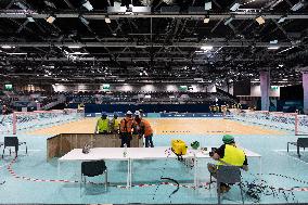 Visit of the Arena Paris Sud ahead of the Paralympic Games - Paris