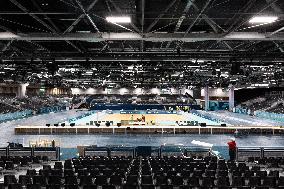 Visit of the Arena Paris Sud ahead of the Paralympic Games - Paris