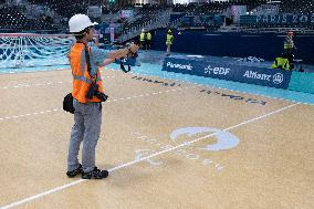 Visit of the Arena Paris Sud ahead of the Paralympic Games - Paris