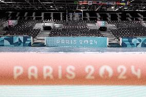 Visit of the Arena Paris Sud ahead of the Paralympic Games - Paris