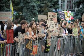 Dont Be Silent! Captivity Kills! rally in Kyiv