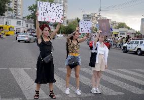 Dont Be Silent! Captivity Kills! rally in Kyiv