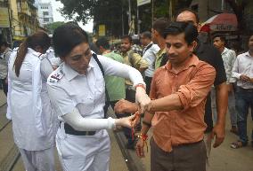 Rakhi Celebration In Kolkata, India