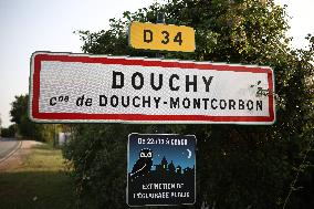 Illustrations of Douchy Where Alain Delon Died In His Home On Sunday