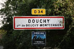 Illustrations of Douchy Where Alain Delon Died In His Home On Sunday