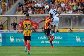 Italian soccer Serie A match - US Lecce vs Atalanta BC