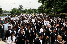 Doctor Murder: Lawyers Take Out Procession Seeking Punishment For Culprits