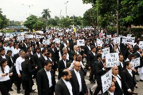 Doctor Murder: Lawyers Take Out Procession Seeking Punishment For Culprits