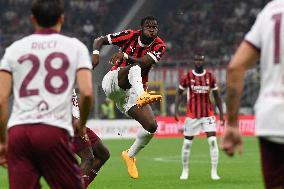 Italian soccer Serie A match - AC Milan vs Torino FC