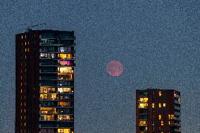 Super Blue Moon In The Netherlands