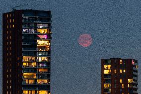 Super Blue Moon In The Netherlands