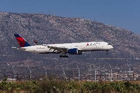 Delta Air Lines Airbus A350 Aircraft Landing