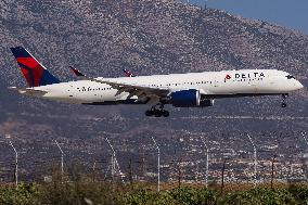 Delta Air Lines Airbus A350 Aircraft Landing