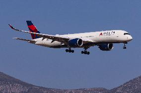 Delta Air Lines Airbus A350 Aircraft Landing