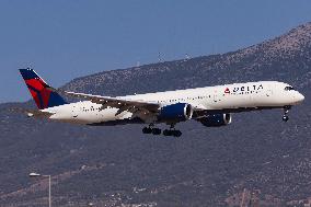 Delta Air Lines Airbus A350 Aircraft Landing