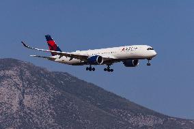 Delta Air Lines Airbus A350 Aircraft Landing