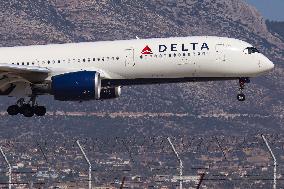 Delta Air Lines Airbus A350 Aircraft Landing