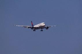 Delta Air Lines Airbus A350 Aircraft Landing