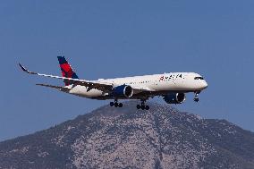 Delta Air Lines Airbus A350 Aircraft Landing