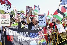 Protest against Biden's Gaza policy