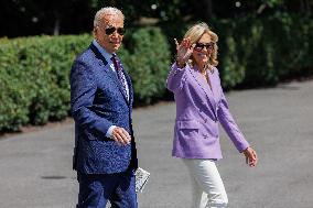 Biden Departs The White House - Washington