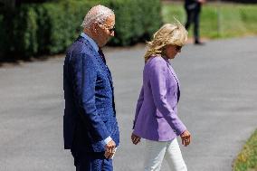 Biden Departs The White House - Washington