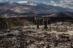 Wildfire Damage In Jasper National Park - Canada