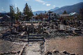 Wildfire Damage In Jasper National Park - Canada