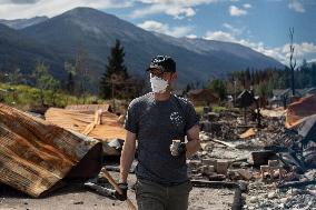 Wildfire Damage In Jasper National Park - Canada