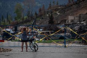 Wildfire Damage In Jasper National Park - Canada