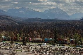 Wildfire Damage In Jasper National Park - Canada