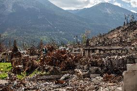 Wildfire Damage In Jasper National Park - Canada