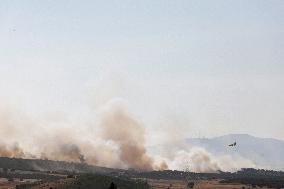 Wildfire Rages In Astorga - Spain