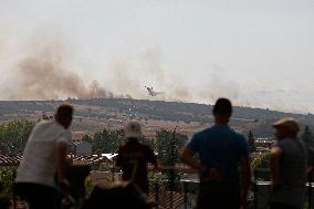 Wildfire Rages In Astorga - Spain