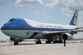 U.S. President Joe Biden And First Lady Jill Biden Arrive In Chicago Illinois For The 2024 Democratic National Convention