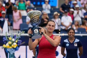 Cincinnati Open Women's Final: Sabalenka Vs. Pegula