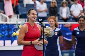 Cincinnati Open Women's Final: Sabalenka Vs. Pegula