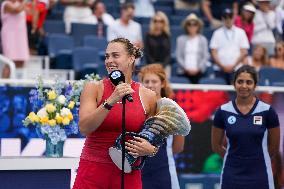 Cincinnati Open Women's Final: Sabalenka Vs. Pegula