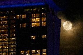 Supermoon Lights Up The Sky Above Singapore