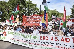 Protest against Biden's Gaza policy