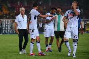 Italian soccer Serie A match - US Lecce vs Atalanta BC