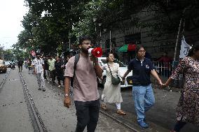 Protest Over Doctor Rape And Murder Incident In Kolkata